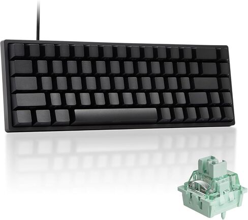 MONSGEEK FUN68 Rapid Trigger Gaming Keyboard 8k SP HE Wired 65% Black Keyboard, Glare Magnetic Switch in Saudi Arabia