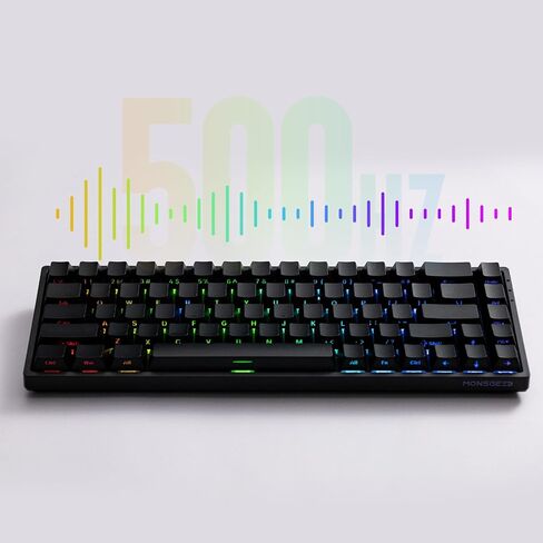 MONSGEEK FUN68 Rapid Trigger Gaming Keyboard 8k SP HE Wired 65% Black Keyboard, Glare Magnetic Switch in Saudi Arabia