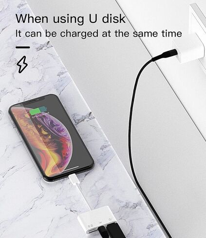 Lightning SD Card Reader(4in1)USB OTG 3.0 Cable Stick Adapter for iPhone 14 pro max Splitter Digital Camera Micro SD TF Memory Transfer Compact Adaptor for iPad for Apple Charging external Flash Drive in Saudi Arabia