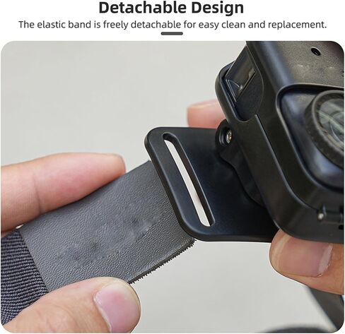 حامل عصابة رأس قابل للتعديل لـ DJI Osmo Nano - دوران 360 درجة، إمالة 90 درجة، تسجيل بدون استخدام اليدين من منظور الشخص الأول، يتضمن دعامة وأداة سريعة التحرير (عصابة رأس قابلة للتعديل 53-58 سم) in Kuwait