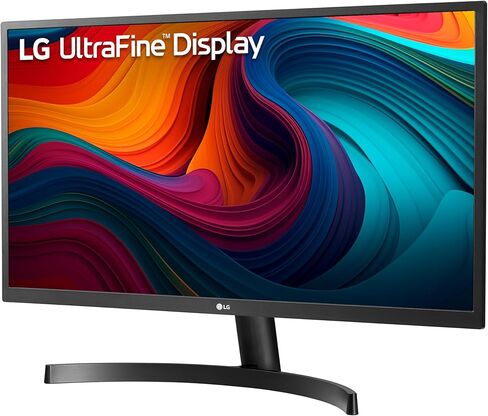 LG 27UK500-B Monitor 27" Ultrafine (3840 x 2160) IPS Display, AMD FreeSync Technology, sRGB 98% Color Gamut, HDR 10, OnScreen Control, Wall Mountable - Black in Saudi Arabia