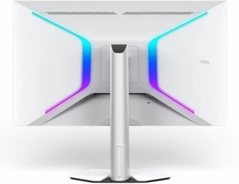 TCL 32 بوصة R84 Series 4K UHD HDR QD-Mini LED، 1 مللي ثانية، 165 هرتز، AMD FreeSync Premium، مكبرات صوت مدمجة، قابلة للتعديل، شاشة ألعاب أبيض وأسود 32R84 (متجدد) in Kuwait