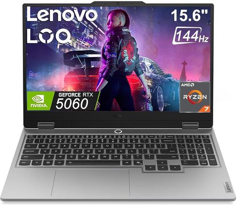 Lenovo Legion 5 Gaming Laptop (15.1" 2.5K OLED G-SYNC 165Hz, NVIDIA RTX 5060 8GB, AMD Ryzen 7 260 (> i7-1355U), 16GB DDR5, 1TB SSD), 24-Zone RGB Backlit, Wi-Fi 7, 5MP Webcam, RJ45, Win 11 Home in Kuwait