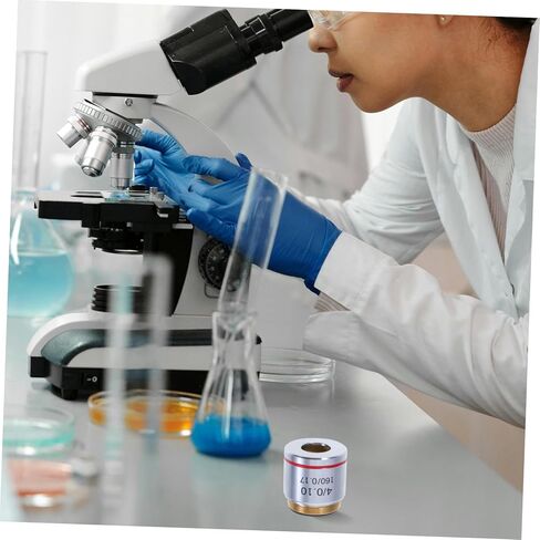 Zerodeko 201a Microscope Objective Lens Magnification Corrected Oil Lens for Imaging Easy to Install Compatible Microscopes for Detailed Observations Research in Saudi Arabia