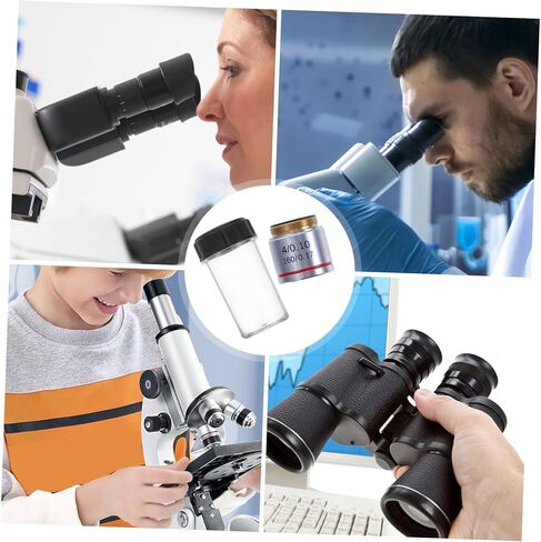Zerodeko 201a Microscope Objective Lens Magnification Corrected Oil Lens for Imaging Easy to Install Compatible Microscopes for Detailed Observations Research in Saudi Arabia