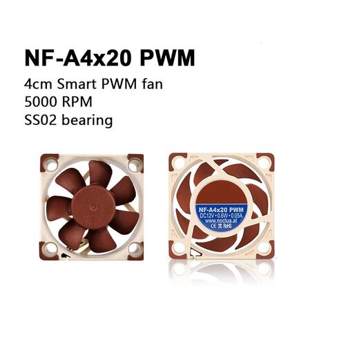 NF-A4x20 PWM 3pin/4pin 12V/5V Intelligent Temperature Control 4CM MINI Silent Fan Cooling Chassis Fan(NF-A4X20 5V PWM) in Saudi Arabia