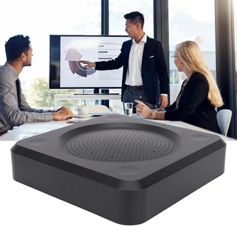 ميكروفون USB للمؤتمرات، 6 ميكروفونات بقطر 10 أمتار، تقليل الضوضاء بزاوية 360 درجة، لمؤتمرات الفيديو، التعليم عبر الإنترنت، غرفة الاجتماعات، رحلات العمل in Kuwait