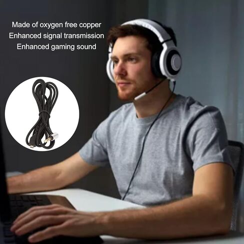 OFC Earphone Cable for SteelSeries Arctis 3, High Resolution Headphone Cable Replacement in Saudi Arabia
