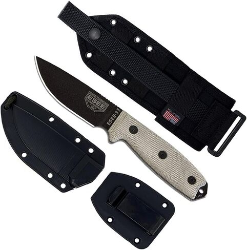 سكين ESEE Knives 3MIL ذو نصل ثابت مع غمد مصبوب وظهر MOLLE in Saudi Arabia