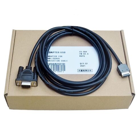 AL-00490833-01 لسلسلة R وQ مؤازرة منفذ USB كابل برمجة كابل تنزيل كابل جانب الكمبيوتر 9 فتحات منفذ تسلسلي RS232 كابل بيانات المنفذ 3 أمتار in Saudi Arabia