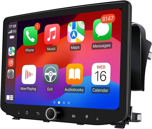 راديو سيارة JOYING لسيارة Honda Civic 2016-2021 Android 13 ستيريو سيارة 10.1 بوصة شاشة لمس 8 جيجابايت + 128 جيجابايت مع Carplay وAndroid Auto، وصلة مرآة، ملاحة GPS، مقبض مستوى الصوت (JY-HT101N8-B) (حزام الأسلاك A) in Kuwait