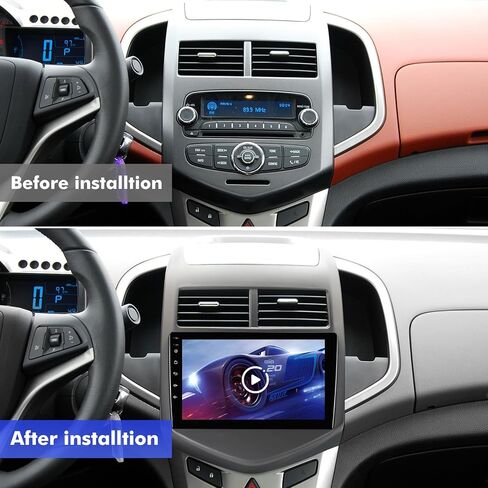 ستيريو سيارة 9 بوصة IPS تعمل باللمس Android 14 لسيارة شيفروليه سونيك أفيو 2011-2015 مع CarPlay اللاسلكي وراديو السيارة Android Auto 2+64 جيجابايت، يدعم WiFi 6، بلوتوث، 5.4، كاميرا احتياطية، SWC in Kuwait