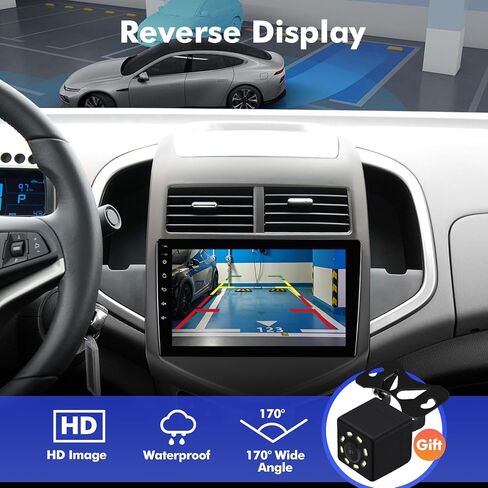 ستيريو سيارة 9 بوصة IPS تعمل باللمس Android 14 لسيارة شيفروليه سونيك أفيو 2011-2015 مع CarPlay اللاسلكي وراديو السيارة Android Auto 2+64 جيجابايت، يدعم WiFi 6، بلوتوث، 5.4، كاميرا احتياطية، SWC in Kuwait