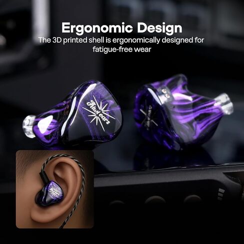 Linsoul Kiwi Ears Quartet 2DD+2BA شاشة هجينة داخل الأذن، سماعات HiFi + حافظة ZiiGaat PELLEPOD الجلدية لسماعات الأذن in Kuwait
