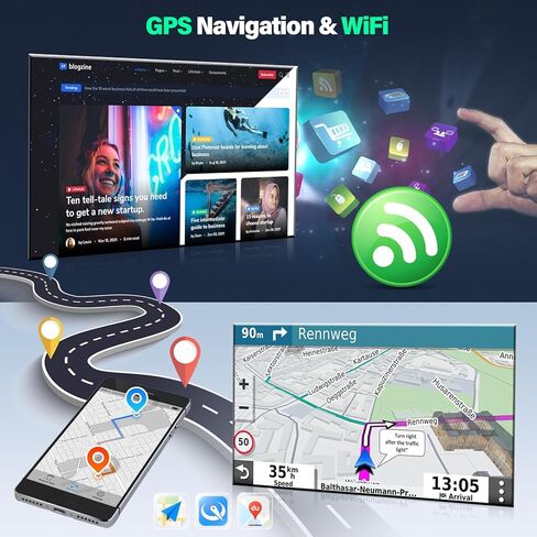 ستيريو سيارة Andorid 13 لسيارة Nissan Sentra 2007-2012، راديو مع شاشة لمس 7 بوصة، مع CarPlay لاسلكي/Android Auto GPS Bluetooth FM كاميرا احتياطية، 2+64 جيجا in Kuwait