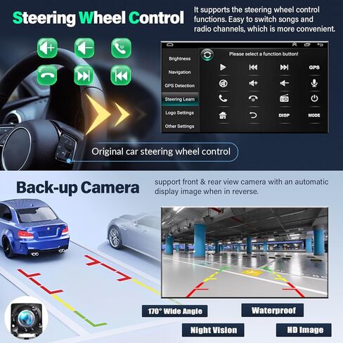 ستيريو سيارة Andorid 13 لسيارة Nissan Sentra 2007-2012، راديو مع شاشة لمس 7 بوصة، مع CarPlay لاسلكي/Android Auto GPS Bluetooth FM كاميرا احتياطية، 2+64 جيجا in Kuwait