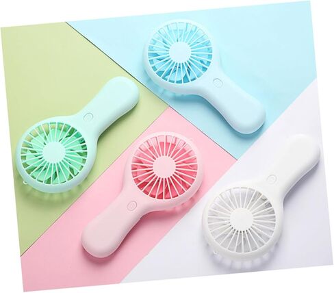 POPETPOP Portable USB Mini Fan with 3-speed Adjustable Rechargeable Handheld Cooling Fan for Summer Travel Office Home, Pink in Saudi Arabia