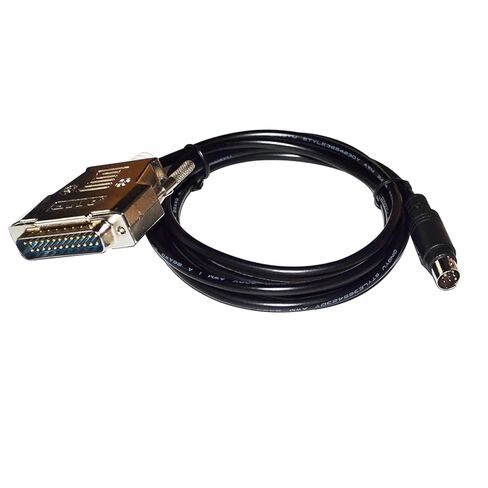 D-SUB 25PIN DB25 ذكر إلى MINI DIN 8PIN MD8 محول FX-232AW إلى FX2N/FX1N/FX0N/FX1S/FX0 FX-422CAB0 كابل اتصال (3 أمتار) in Saudi Arabia
