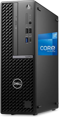 Dell OptiPlex Plus 7010 Small Form Factor Desktop PC - Intel Core i7-12700 2.10GHz 8GB RAM 512GB SSD - Intel Integrated Graphics - Wireless Keyboard and Mouse - Windows 11 Pro (Renewed) in Kuwait