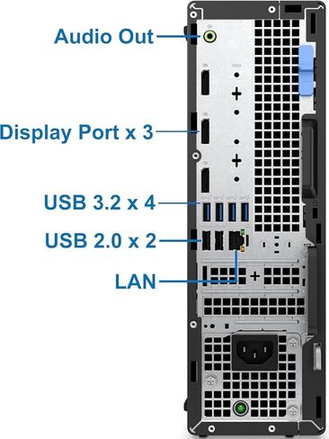 Dell OptiPlex Plus 7010 Small Form Factor Desktop PC - Intel Core i7-12700 2.10GHz 8GB RAM 512GB SSD - Intel Integrated Graphics - Wireless Keyboard and Mouse - Windows 11 Pro (Renewed) in Kuwait