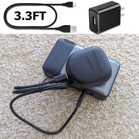 شاحن مكبر صوت Bose USB A إلى USB C سلك شحن 3 أقدام متوافق مع شاحن Bose للسماعات المحمولة SoundLink Max/Plus/Home/Micro(2nd)/flex(2nd Gen)/Earbuds/QuietComfort Headphones Type C Charge Cable in Kuwait