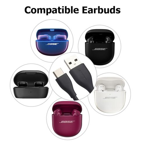 شاحن مكبر صوت Bose USB A إلى USB C سلك شحن 3 أقدام متوافق مع شاحن Bose للسماعات المحمولة SoundLink Max/Plus/Home/Micro(2nd)/flex(2nd Gen)/Earbuds/QuietComfort Headphones Type C Charge Cable in Kuwait
