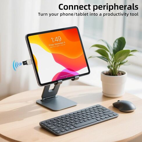 محول USB C إلى Micro SD USB A لهاتف iPhone 17 16 15 Pro Max (2in1) قارئ بطاقة TF، كابل ذاكرة OTG نوع C جاك ذكر لأجهزة Ipad وApple متوافق مع ملحقات كاميرا Samsung Speed ​​Fast in Kuwait