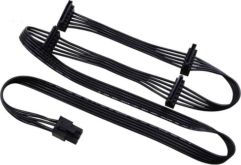 PCIe 6Pin 1 to 4 SATA Power Cable for Seasonic Focus Plus Gold 850 650 550 in Saudi Arabia