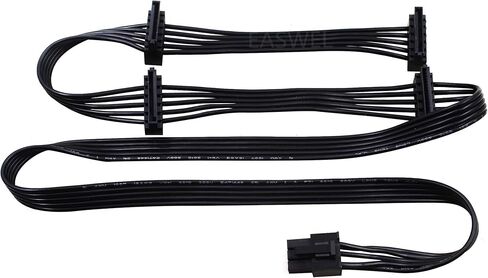 PCIe 6Pin 1 to 4 SATA Power Cable for Seasonic Focus Plus Gold 850 650 550 in Saudi Arabia