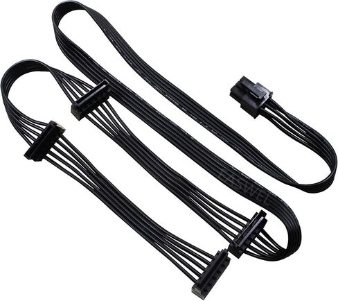 PCIe 6Pin 1 to 4 SATA Power Cable for Seasonic Focus Plus Gold 850 650 550 in Saudi Arabia