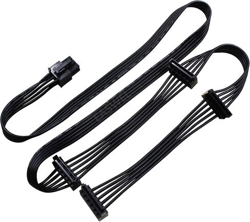PCIe 6Pin 1 to 4 SATA Power Cable for Seasonic Focus Plus Gold 850 650 550 in Saudi Arabia
