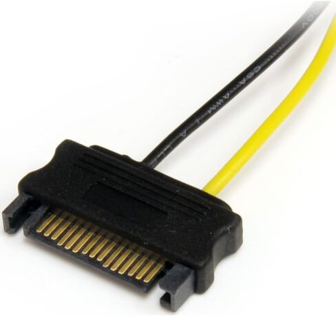 StarTech.com 6in SATA Power إلى 6 Pin PCI Express محول كابل الطاقة لبطاقة الفيديو in Saudi Arabia