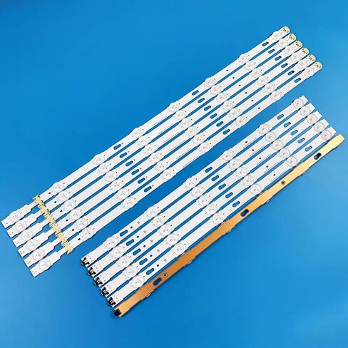 PANMILED 12 Pieces LED Backlight Strips for Samsung 55'' TV UN55JU6500FXZA UN55JU6700FXZA UN55JU7100FXZA UN55JU7500FXZA UN55KU6290FXZA UN55KU6300FXZA UN55KU6270FXZA V5DU-550DCA-R1 V5DU-550DCB-R1 in Saudi Arabia