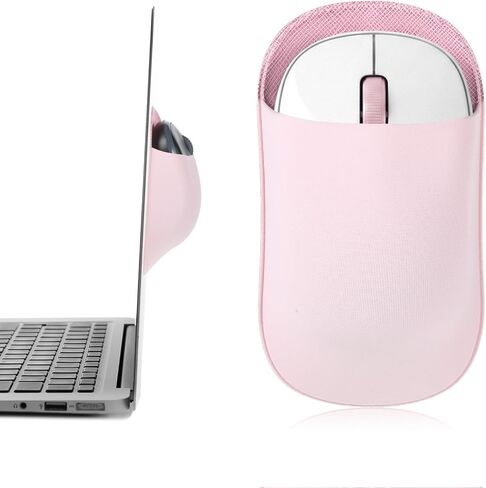 Slim Mouse Holder for Laptop, Mouse Pouch Case Sleeve for Laptop, Universal Mouses Pouches Adhesive Pocket Storage Bags for Computer Office Home in Saudi Arabia