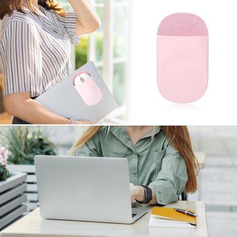 Slim Mouse Holder for Laptop, Mouse Pouch Case Sleeve for Laptop, Universal Mouses Pouches Adhesive Pocket Storage Bags for Computer Office Home in Saudi Arabia