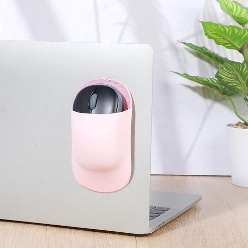 Slim Mouse Holder for Laptop, Mouse Pouch Case Sleeve for Laptop, Universal Mouses Pouches Adhesive Pocket Storage Bags for Computer Office Home in Saudi Arabia