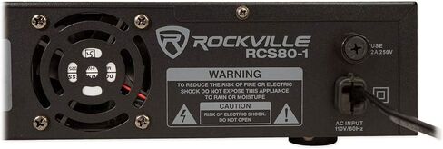 Rockville Commercial 70v Amp+12 سماعات سقف سوداء مقاس 5 بوصات 4 مطاعم/بار/مقهى in Saudi Arabia