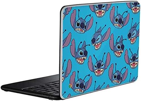 Skinit Decal Laptop Skin Compatible with Chromebook - Officially Licensed Disney Lilo and Stitch Pineapple Stitch Design in Saudi Arabia