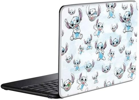 Skinit Decal Laptop Skin Compatible with Chromebook - Officially Licensed Disney Lilo and Stitch Pineapple Stitch Design in Saudi Arabia