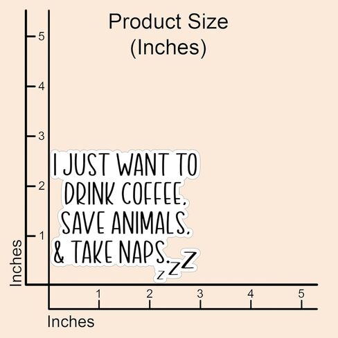 (3 قطع) ملصق من الفينيل مطبوع عليه I Just Want to Drink Coffee Save Animals & Take Naps، اقتباسات لمحبي القهوة لإنقاذ الحيوانات من أجل كوب الكمبيوتر المحمول وزجاجة المياه والكمبيوتر المحمول والكمبيوتر اللوحي مقاس 3 × 2.8 بوصة in Saudi Arabia