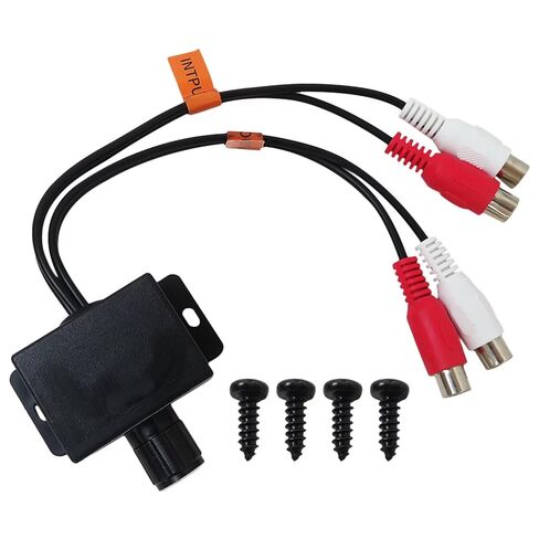 وحدة تحكم مستوى مضخم الصوت العالمي - مقبض RCA للداخل/الخارج للسيارة/الدراجة النارية/أنظمة المسرح المنزلي من YTXXDEUS in Saudi Arabia