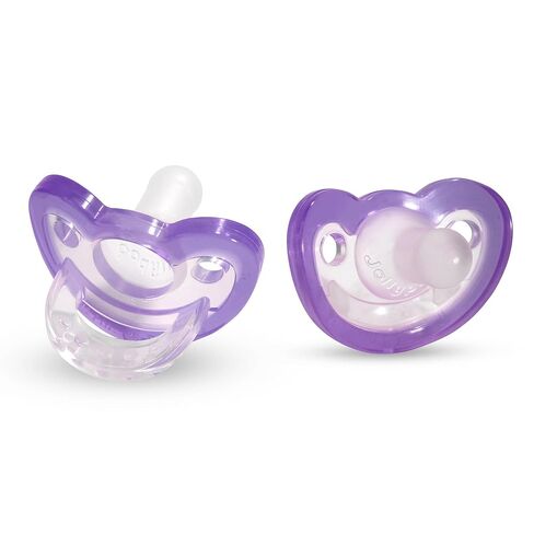 RaZbaby Jollypop Pacifier for Babies 3 Months and Up, USA Made, Natural Shaped Orthodontic Binky, Lovingly Shared in NICUs & Hospitals Worldwide, Medical-Grade 100% BPA-Free - 2 Pack - Orange in Saudi Arabia