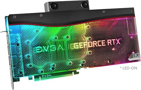 EVGA GeForce RTX 3080 12GB FTW3 ULTRA HYDRO COPPER GAMING، 12G-P5-4879-KL، 12GB GDDR6X، ARGB LED، لوحة خلفية معدنية، LHR in Kuwait