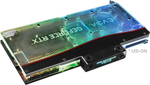 EVGA GeForce RTX 3080 12GB FTW3 ULTRA HYDRO COPPER GAMING، 12G-P5-4879-KL، 12GB GDDR6X، ARGB LED، لوحة خلفية معدنية، LHR in Kuwait