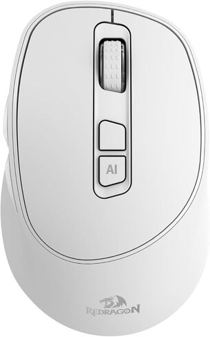 Redragon BM4195 AI ماوس لاسلكي ذكي، 2.4G & BT ماوس مكتب كمبيوتر، ترجمة وكتابة صوتية، 5 DPI قابلة للتعديل، تصميم مريح، عمر بطارية طويل، للكمبيوتر المحمول/سطح المكتب/الكمبيوتر الشخصي، أرجواني in Saudi Arabia