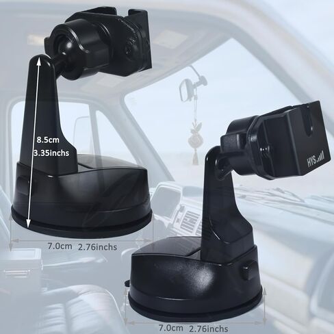 HYS Amateur Radio Scanner/HT/Mobile CB Radio Speaker Microphones with a Belt Clip or Round Knob Suction Cup Mount for YEASU/Vertex Icom Astatic Cobra Uniden Shoulder Speaker Mic in Saudi Arabia