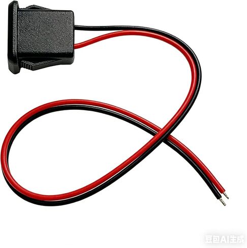 مقبس طاقة أنثى 2Pin USB 2.0، موصل منفذ شحن مع كابل للإصلاح بنفسك [عبوتان] in Kuwait
