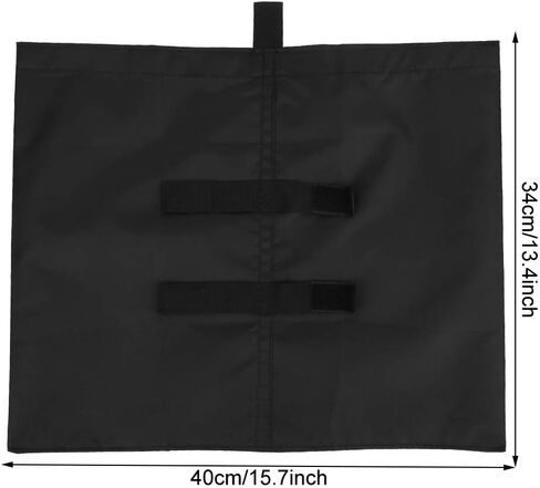 Oumefar 4PCS Tent Fixed Sandbag, 40x34x1cm Oxford Cloth Large Capacity Leakproof Counterweight Bag for Outdoor Camping Sunshade Sports Umbrella Black in Saudi Arabia