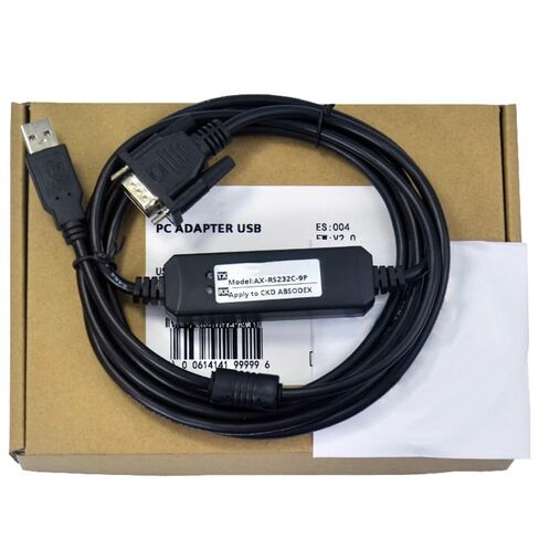 AX-RS232C-9P محرك سيرفو قابل للتطبيق ABSODEX كابل تشغيل كابل بيانات كابل تنزيل كابل اتصال كابل تشغيل كابل تصميم ثنائي الشريحة درجة صناعية 3 أمتار in Saudi Arabia