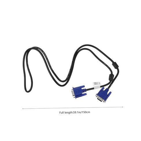 كابل موصل Vga متعدد الوظائف من Operitacx لشاشة العرض وجهاز العرض، سلك بيانات Vga متين مقاوم للتآكل لنقل شاشة الكمبيوتر المحمول in Kuwait